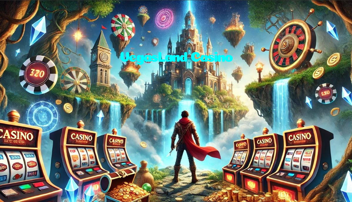 VegasLand Casino casino presented on mobile device in Pakistan with slots and live games