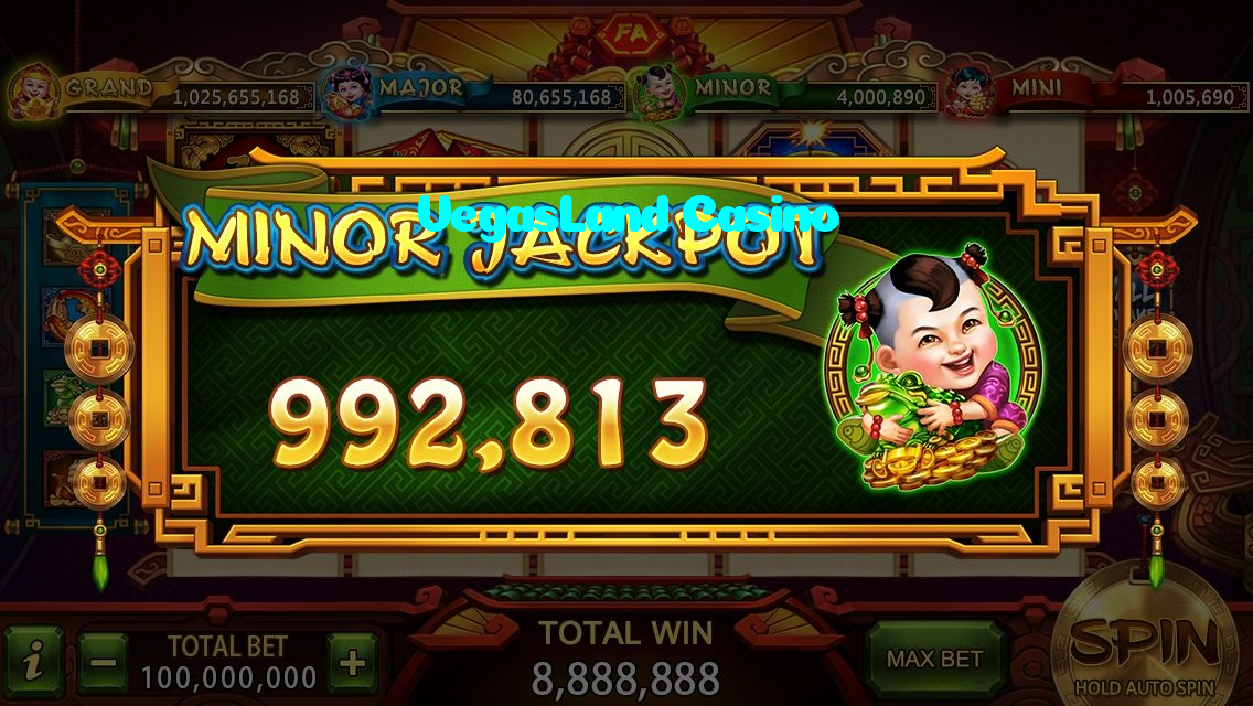 VegasLand Casino casino presented on mobile device in Pakistan with slots and live games